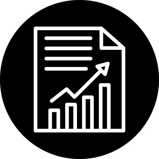 Vector Design Yearly Report Icon Style