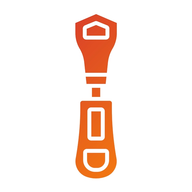 Vector Design Zipper Icon Style