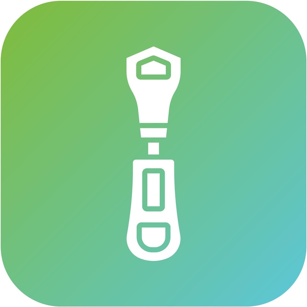 Vector Design Zipper Icon Style