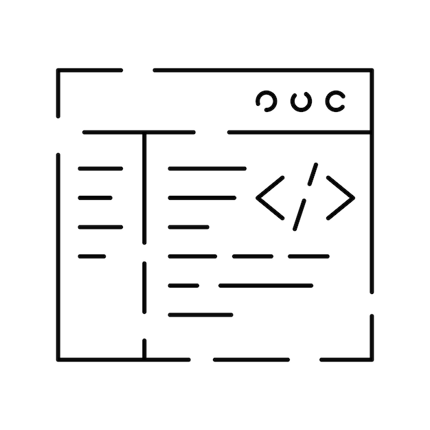 Vector DevOps icons Editable stroke Software development and IT operations symbols Test release monitor operate deploy plan code build Coding and Programming line icon