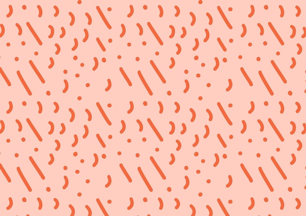 Vector flat illustration of abstract geometric pattern with lines and dots