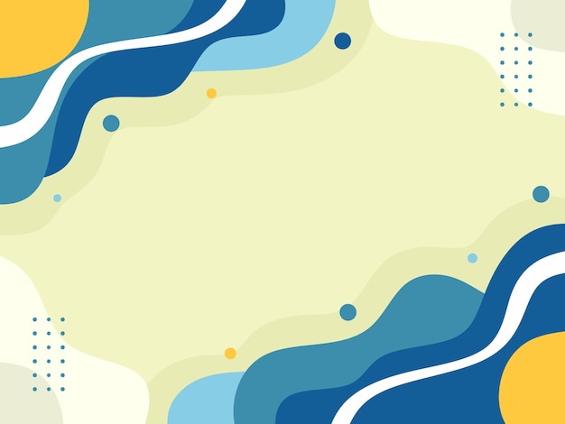 Vector Fun Wavy Liquid Background Image