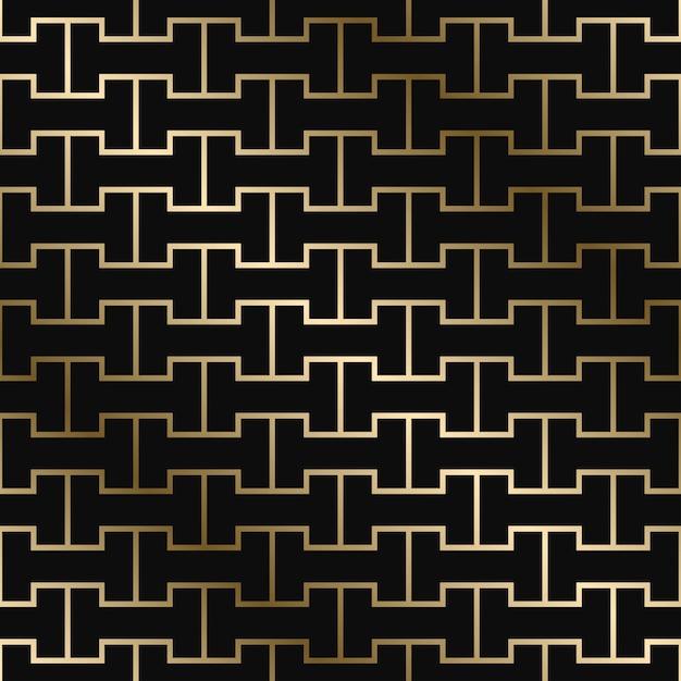 vector geometric art deco pattern seamless luxury gold gradient design rich endless background
