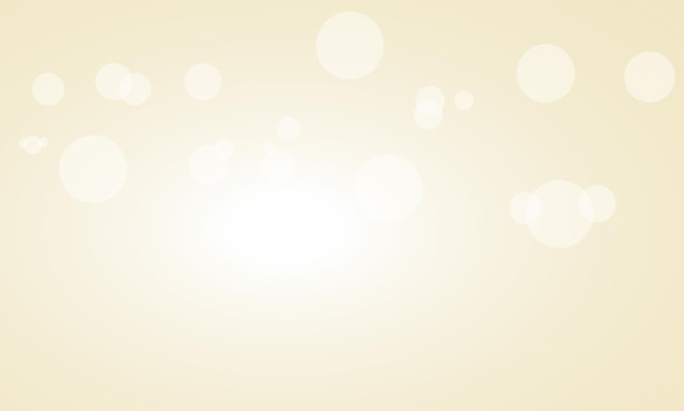 Vector golden bokeh light effect beautiful background
