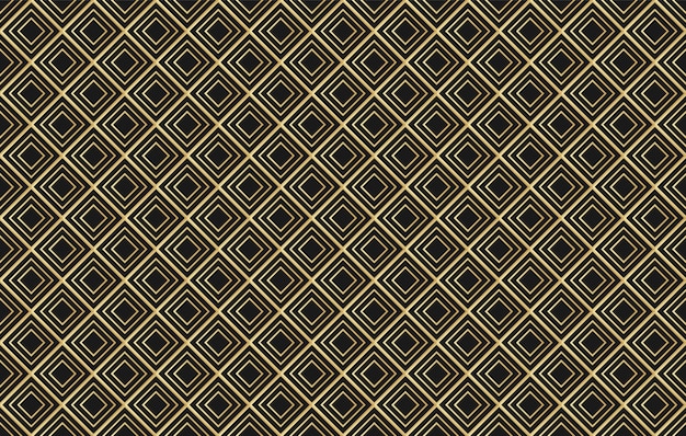 vector golden diamond seamless pattern . 