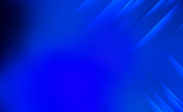 Vector Gradient Abstract Blurred Background with Blue Lights