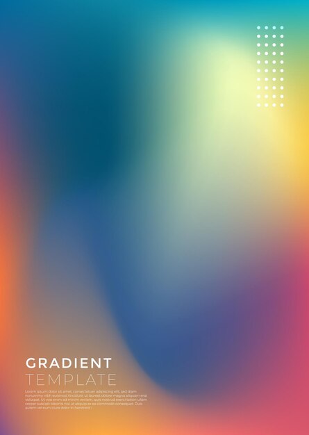vector gradient cover background template