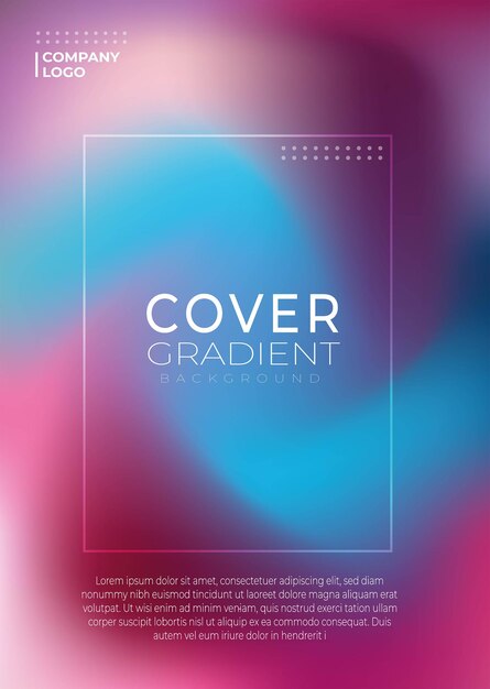 vector gradient covers dynamic background templates with modern abstract design