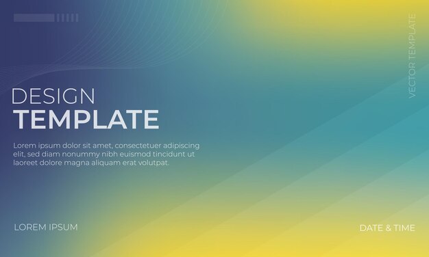 vector gradient grainy texture in yellow teal and indigo hues