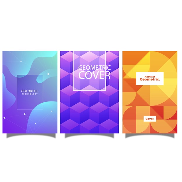 vector gradient lines textured fluidity brochure cover flyer dynamic amorphous pattern design banner