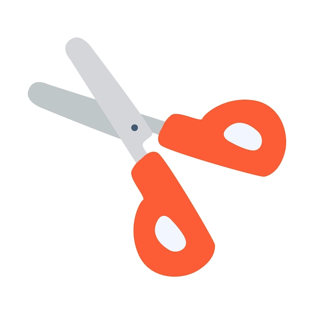 Vector handdrawn scissor illustration