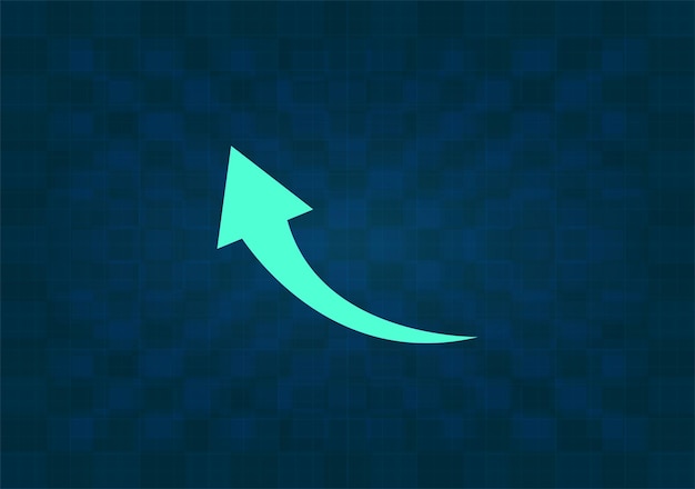 Vector icon on blue background