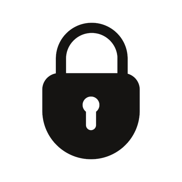 vector icon pad lock