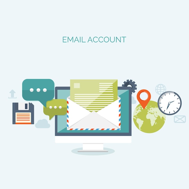 Vector illustration flat background coding programming and seo search engine optimization app