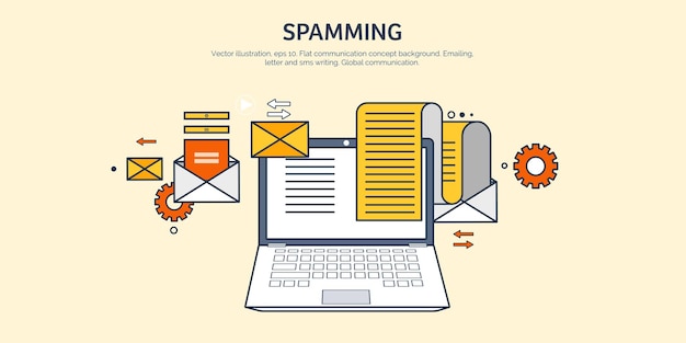 Vector illustration flat background coding programming seo search engine optimization app