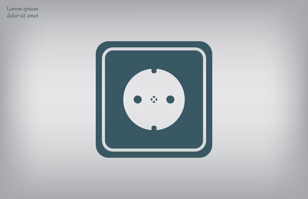 Vector illustration gray background