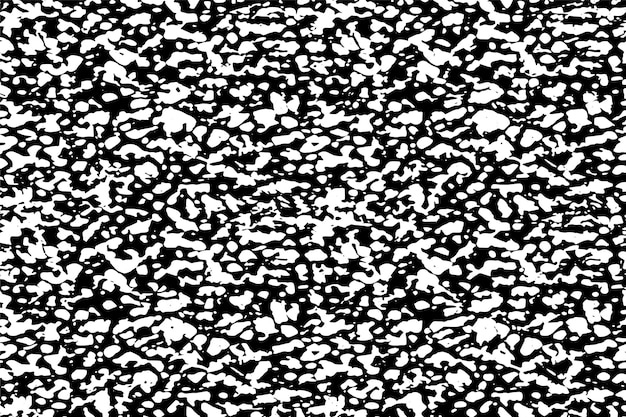 Vector illustration of a grunge texture outlined in black with textured appearance white background