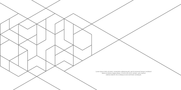 Vector illustration of abstract geometric background