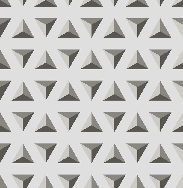 Vector illustration of seamless geometric pattern aesthetic tile factorystyle decor