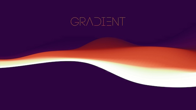 Vector landscape abstract gradient background Color background texture landscape with fluid shapesMotion Vector illustration EPS 10
