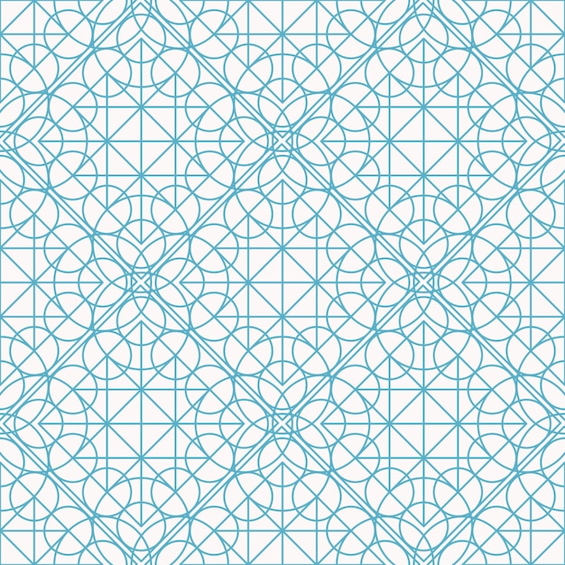 Vector Linear Geometry Seamless Pattern