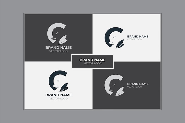 Vector Logo for construction home real estate building property Minimal awesome trendy Logo