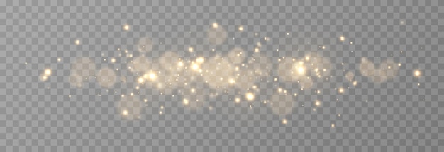 Vector magic glow. Sparkling light, sparkle dust png. Sparkling magical dust. Christmas light.