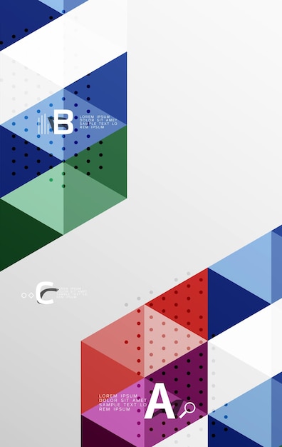 Vector modern abstract background