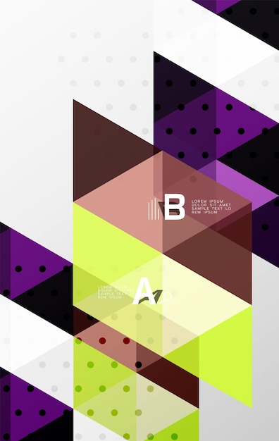 Vector modern abstract background