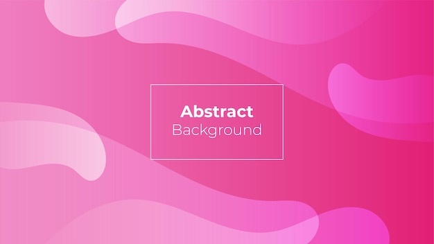 Vector modern abstract pink background with wave shapes