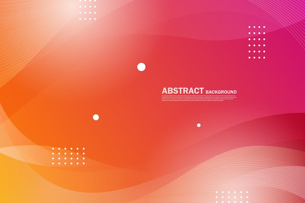 Vector Modern Style Bright Color Background