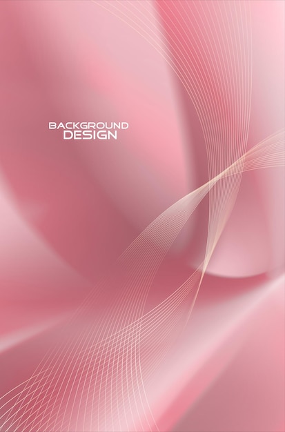 Vector modern wave style abstract background design