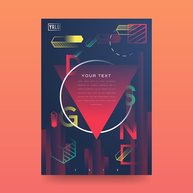 vector of abstract geometric pattern and background