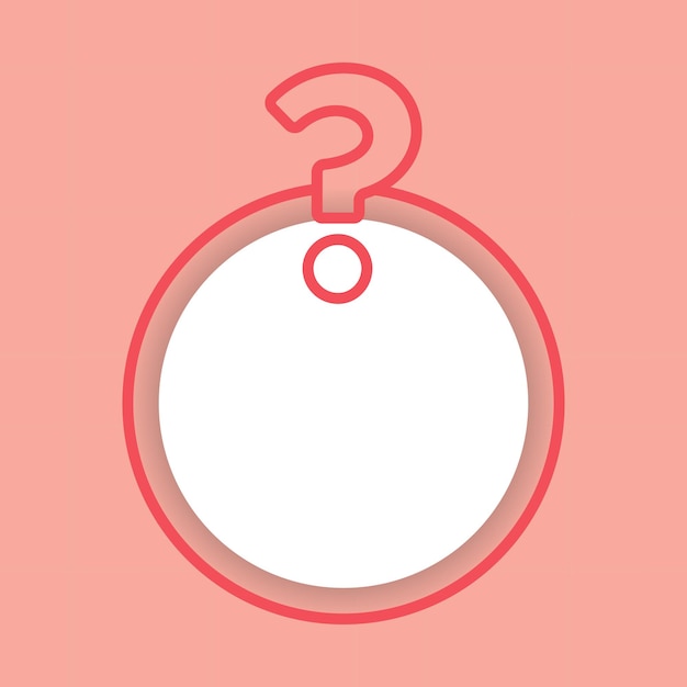 vector of question design perfect for question frame question template etc