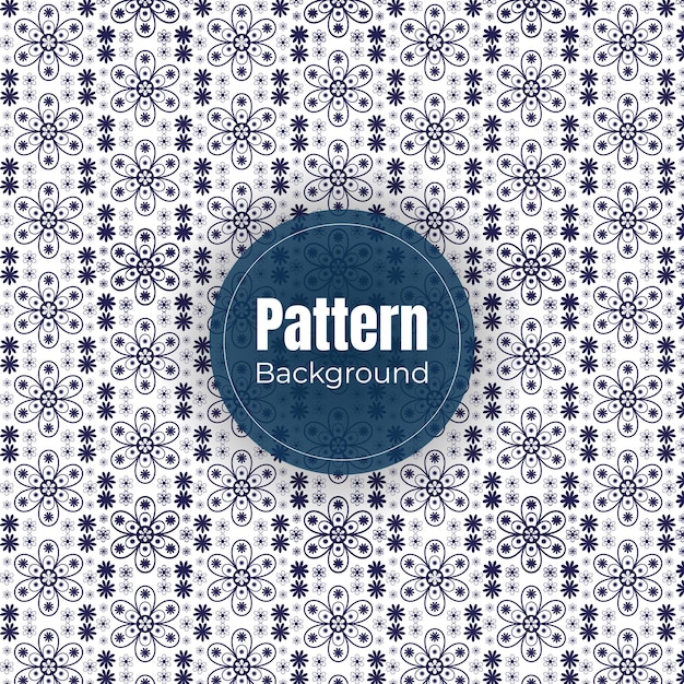 Vector ornament background and floral pattern