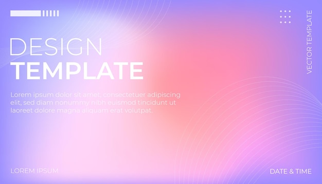 Vector Pastel gradient blur pink purple background vector