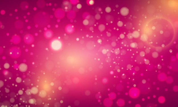 Vector pink bokeh background design