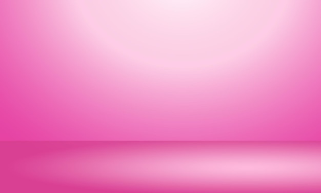 Vector pink gradient abstract background empty room with space for your text