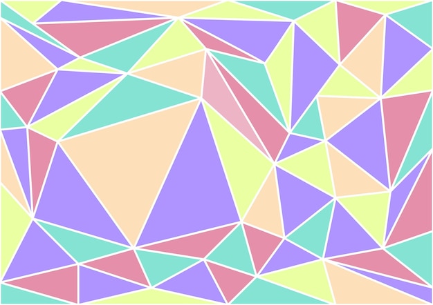 vector polygon abstract triangle pastel geometric background eps 10 illustration
