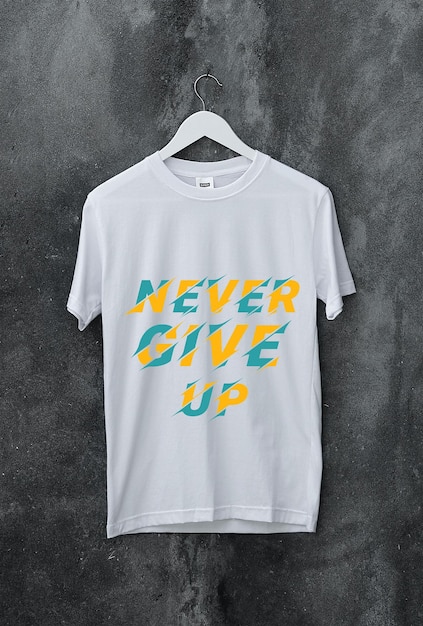 vector positive lettering never give up background design template