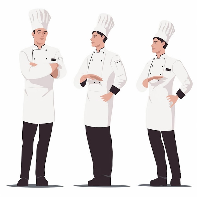 vector restaurant chef cook hat kitchen illustration food professional design symbol sign