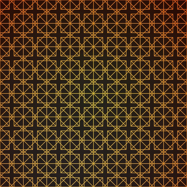 vector seamless line pattern with flowers