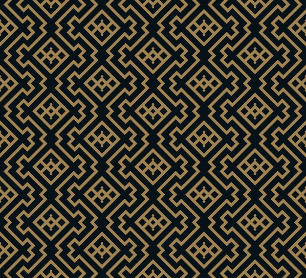 Vector seamless pattern Geometric background with rhombus Abstract geometric pattern Golden textureSeamless geometric pattern