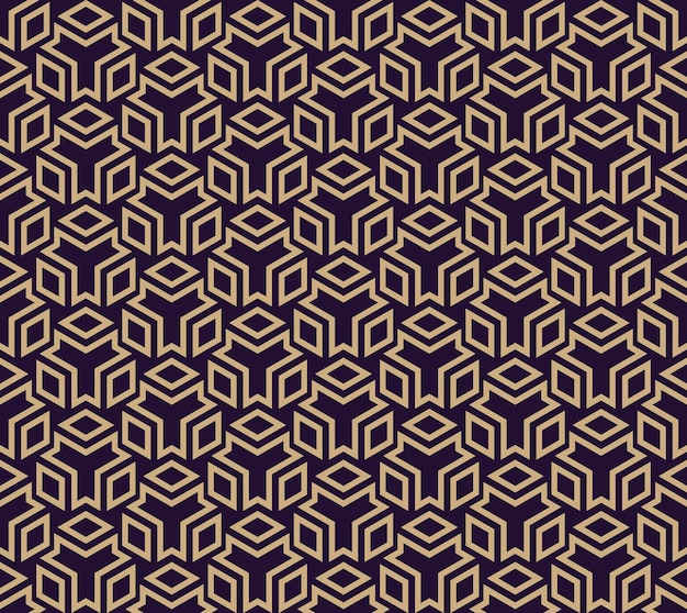 Vector seamless pattern Modern stylish texture Repeating geometric background Linear graphic design