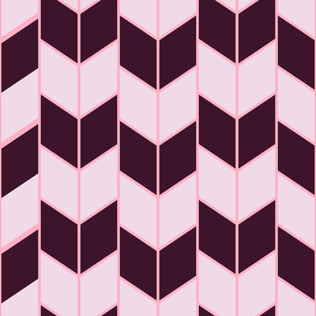 Vector seamless pattern of brown pink geometric elements for websites textile wrappers wallpapers