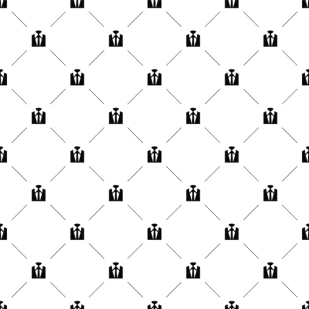 Vector seamless pattern, suit, Editable can be used for web page backgrounds, pattern fills