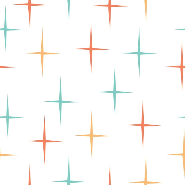 Vector seamless pattern swirl multicolored background