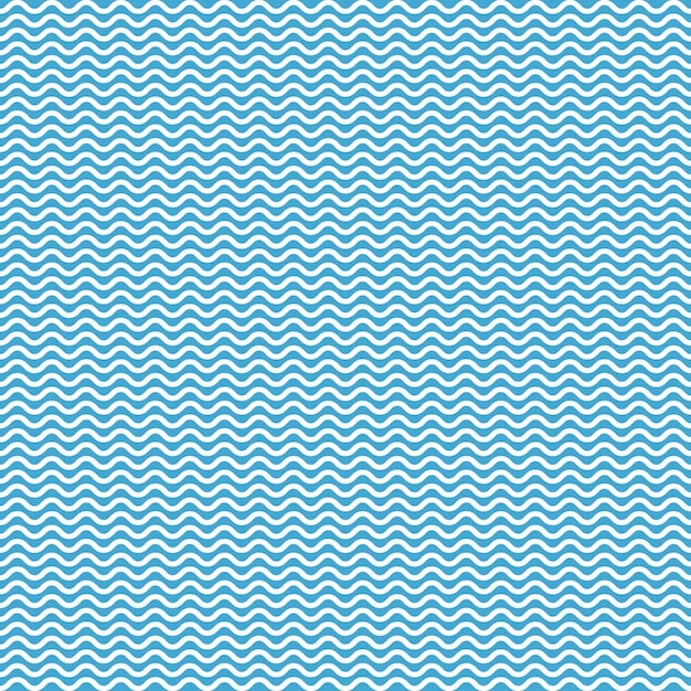 Vector seamless pattern with waves