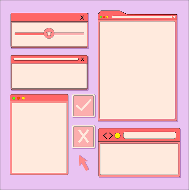 vector set browser element for ui
