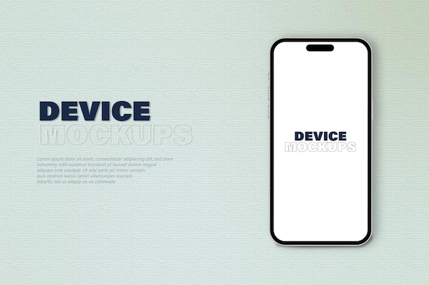 Vector smartphone Fully Editable File Replaceable Screen light Background